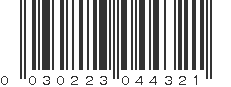 UPC 030223044321