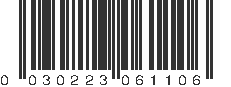 UPC 030223061106