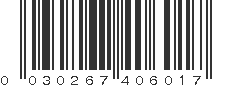 UPC 030267406017