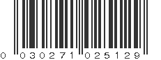 UPC 030271025129