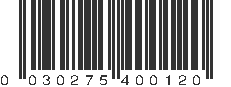 UPC 030275400120