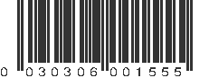 UPC 030306001555