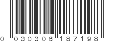 UPC 030306187198