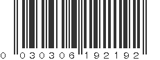 UPC 030306192192