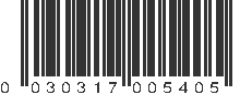 UPC 030317005405