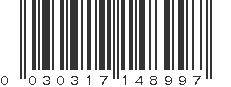 UPC 030317148997