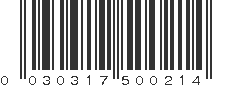 UPC 030317500214