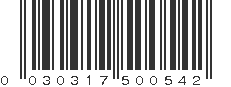 UPC 030317500542