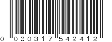 UPC 030317542412