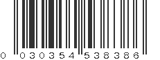 UPC 030354538386