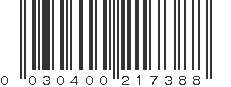 UPC 030400217388