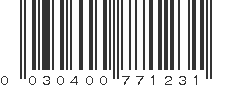 UPC 030400771231