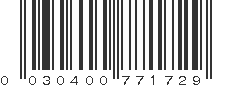 UPC 030400771729