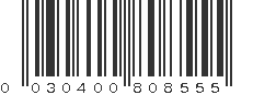 UPC 030400808555