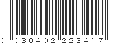 UPC 030402223417