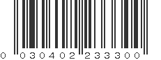 UPC 030402233300