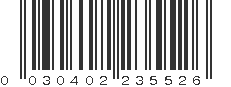 UPC 030402235526