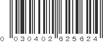 UPC 030402625624