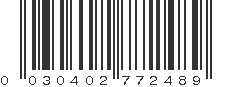 UPC 030402772489