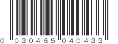 UPC 030465040433