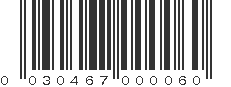 UPC 030467000060