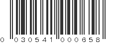 UPC 030541000658