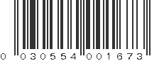 UPC 030554001673