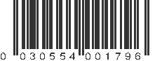 UPC 030554001796