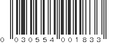 UPC 030554001833