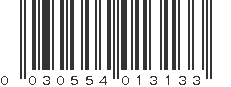 UPC 030554013133