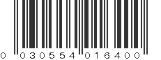 UPC 030554016400