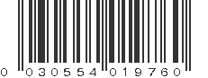 UPC 030554019760