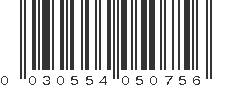 UPC 030554050756