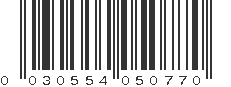 UPC 030554050770