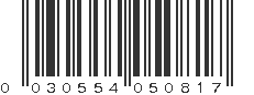 UPC 030554050817