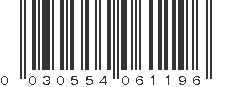 UPC 030554061196