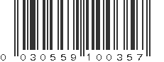 UPC 030559100357