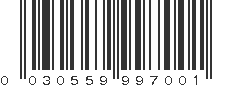 UPC 030559997001