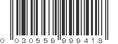 UPC 030559999418