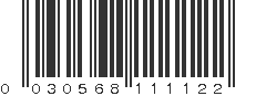 UPC 030568111122