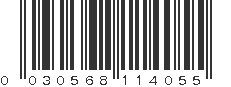 UPC 030568114055