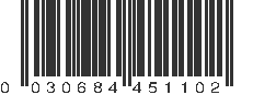 UPC 030684451102