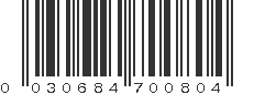 UPC 030684700804