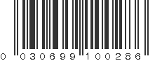 UPC 030699100286