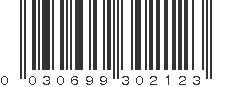 UPC 030699302123