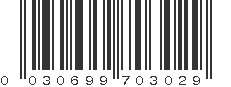 UPC 030699703029