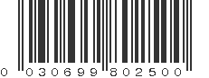 UPC 030699802500