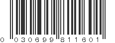 UPC 030699811601