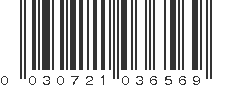 UPC 030721036569