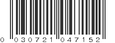 UPC 030721047152